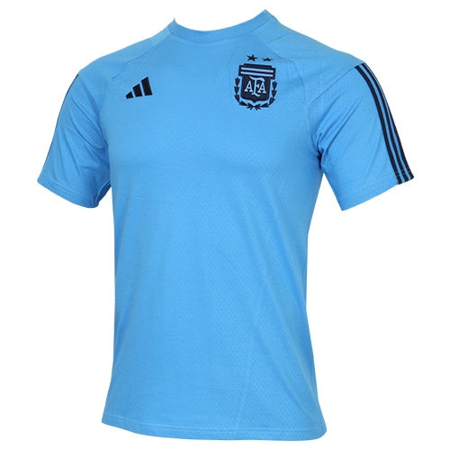 アディダス 2022 アルゼンチン代表 コットンTシャツ ﾊﾟﾙｽﾌﾞﾙｰ サッカーの画像