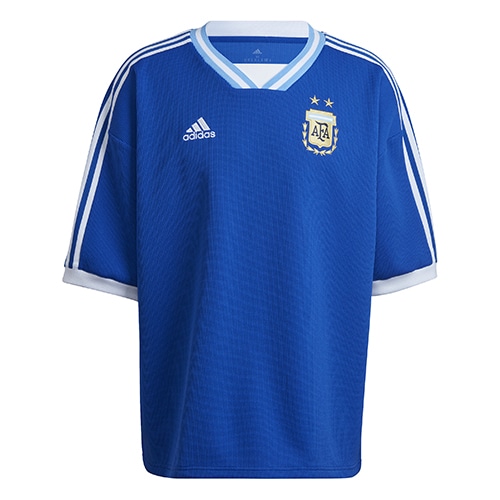 アディダス 2022 アルゼンチン代表 ICON34ジャージー ﾁｰﾑﾛｲﾔﾙﾌﾞﾙｰ サッカー画像