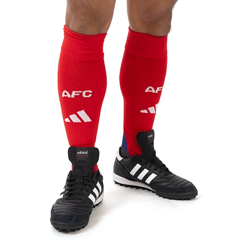 アディダス 24-25 アーセナルFC HOME ソックス ベタースカーレット／ホワイト サッカー