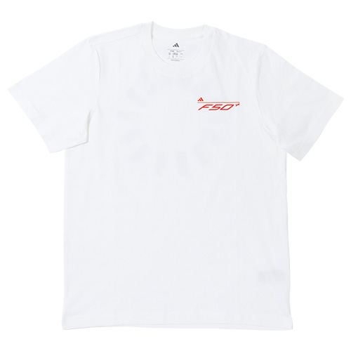 アディダス F50 ヒストリー グラフィックTシャツ ホワイト サッカーウェア