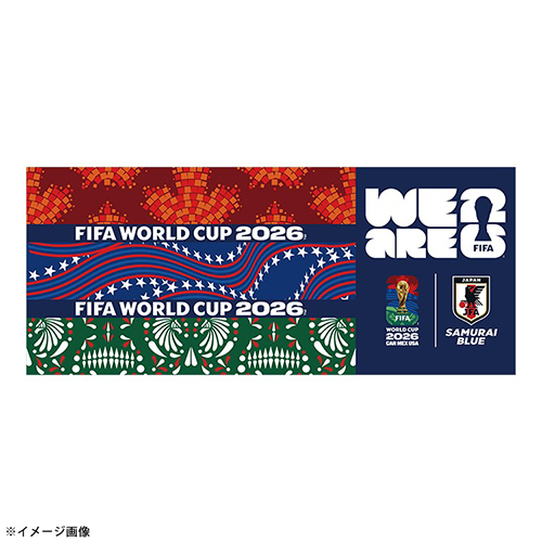 大会ロゴフェイスタオル(FIFAワールドカップ2026)／サッカーショップKAMO