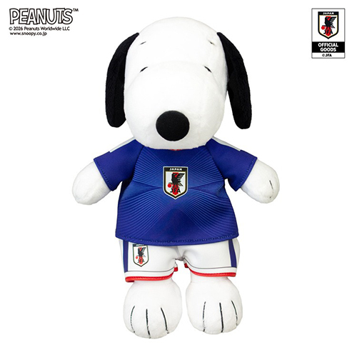 スヌーピーぬいぐるみ サッカー日本代表2026Ver
