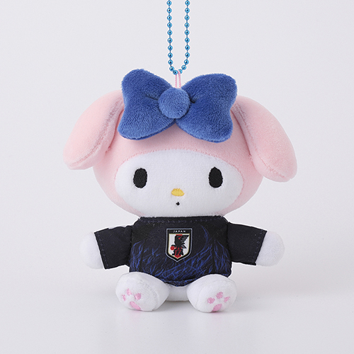 マイメロディ サンリオ マスコットボールチェーン サッカー日本代表Ver.