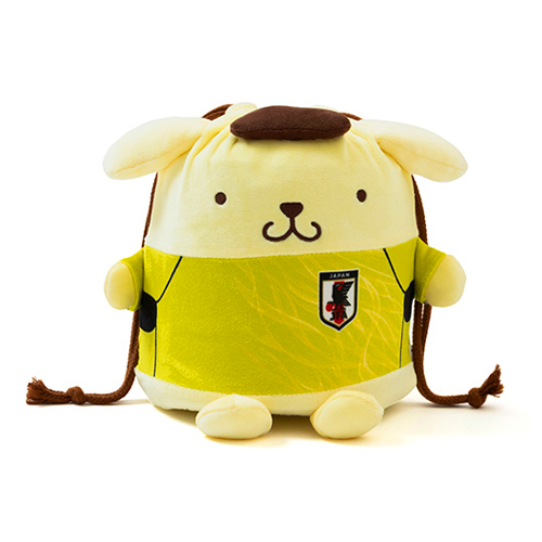 サンリオ ハンギョドン おすわり巾着サッカー日本代表Ver.