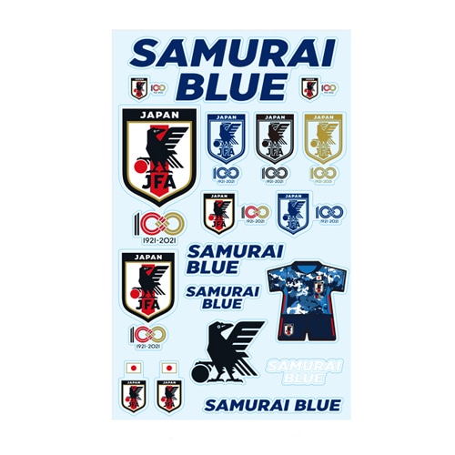 JFA 100周年記念 クリアステッカーセット