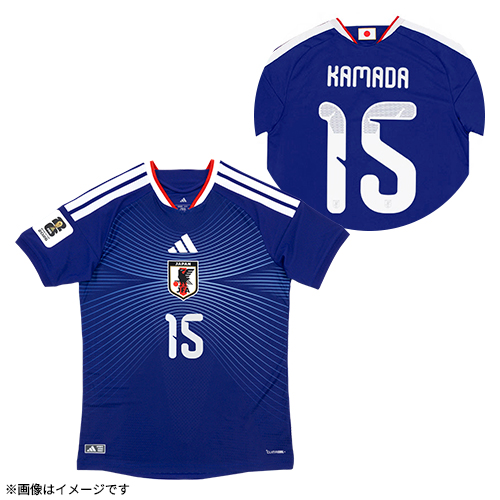 アディダス サッカー日本代表 2026 ホーム オーセンティック ユニフォーム「FIFA ワールドカップ 26 オフィシャル スリーブバッジ」#15 鎌田大地