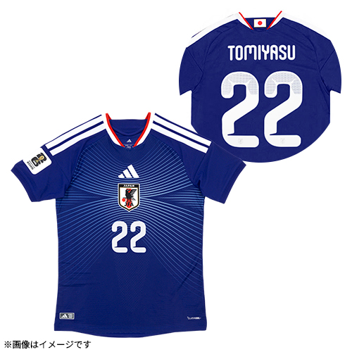 アディダス サッカー日本代表 2026 ホーム オーセンティック ユニフォーム「FIFA ワールドカップ 26 オフィシャル スリーブバッジ」#22 冨安健洋