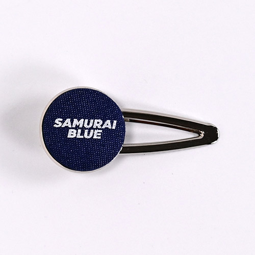 ヘアクリップ(SAMURAI BLUE) STADIUM LINE
