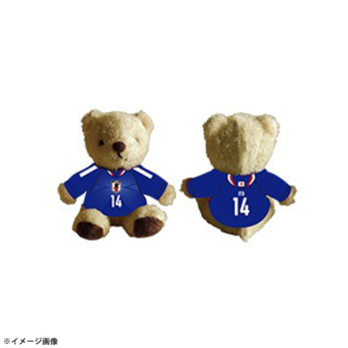 ユニフォームベアキーホルダー STADIUM LINE #14 伊東 純也