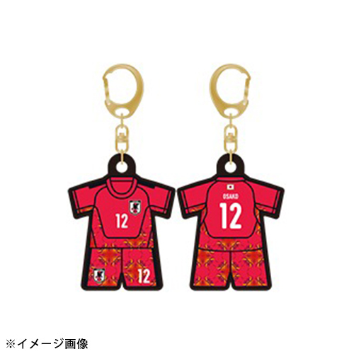 ユニフォーム型ラバーキーホルダーSTADIUM LINE #12 大迫敬介