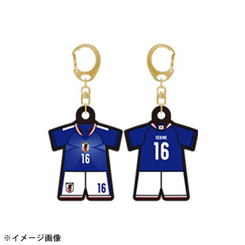 ユニフォーム型ラバーキーホルダーSTADIUM LINE #16 関根大輝