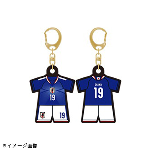 ユニフォーム型ラバーキーホルダーSTADIUM LINE #19 小川航基