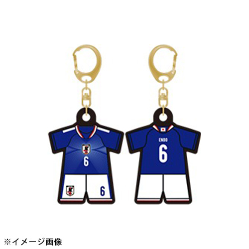 ユニフォーム型ラバーキーホルダーSTADIUM LINE #6 遠藤航