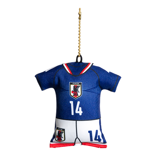 ユニフォーム型クッションキーホルダーSTADIUM LINE #14 伊東 純也