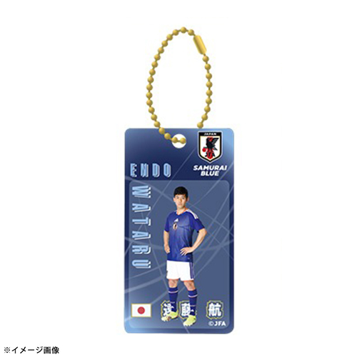 プレーヤーズブリスター風キーホルダー STADIUM LINE #6 遠藤 航