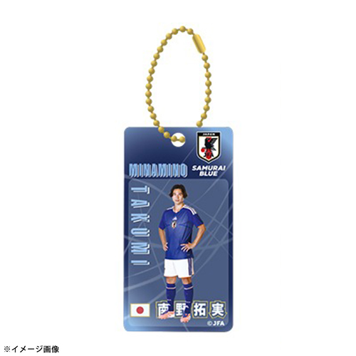 プレーヤーズブリスター風キーホルダー STADIUM LINE #8 南野 拓実