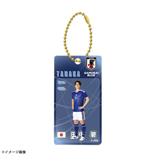 プレーヤーズブリスター風キーホルダー STADIUM LINE #17 田中 碧