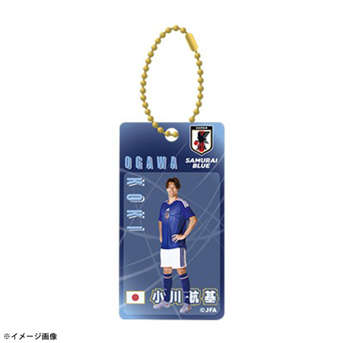プレーヤーズブリスター風キーホルダー STADIUM LINE #19 小川 航基