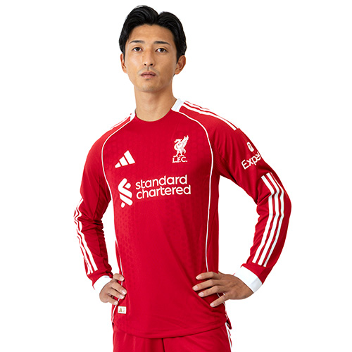 【先行発売】25-26 リヴァプール HOME 長袖オーセンティックユニフォーム