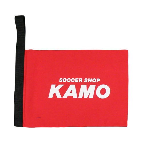ジュニア KAMOオリジナル シューズケース 赤×白 サッカー