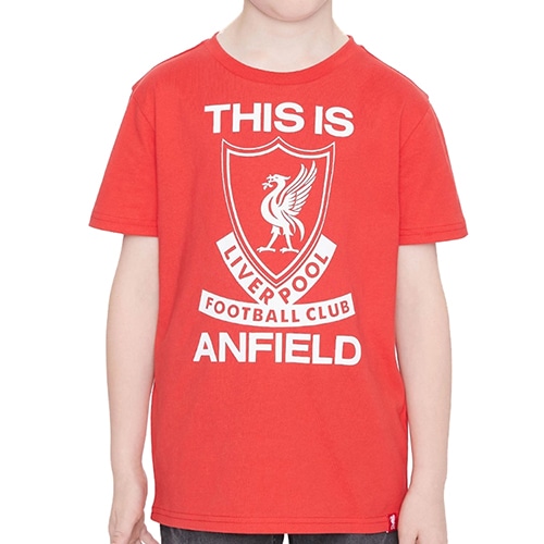 KIDS リヴァプールFC This Is Anfield Tシャツ RED