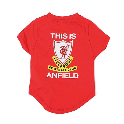 リヴァプールFC 愛犬用 『THIS IS ANFIELD』 Tシャツ