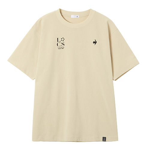 コットンライクポリエステルバックプリント半袖Tシャツ