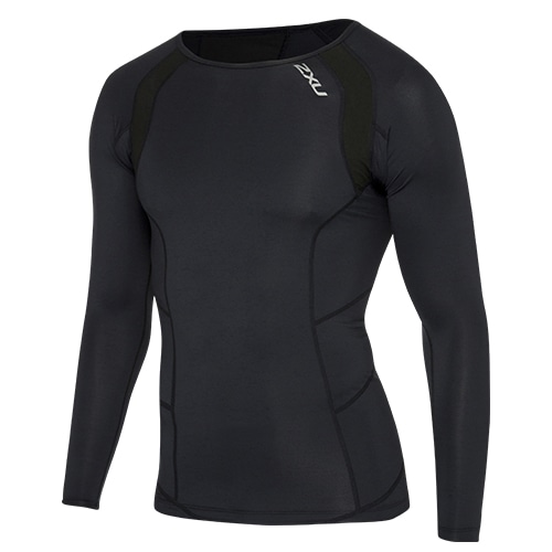 16%OFF！ 2XU COMPRESSION L/S BLK/SIL サッカーウェア画像