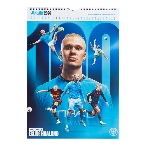 2026 マンチェスター・シティ A3壁掛けデラックスカレンダー