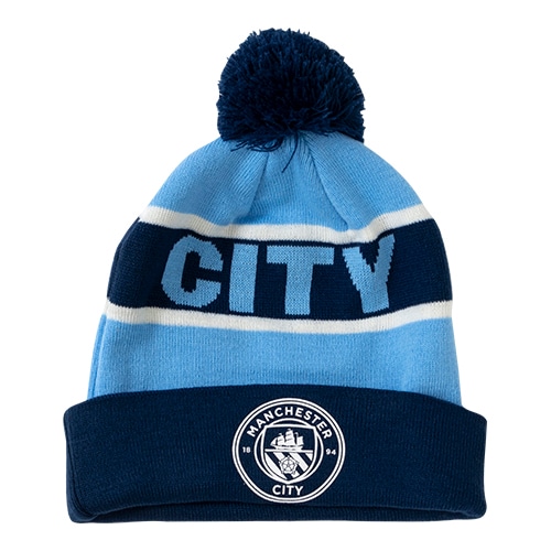マンチェスターシティ ジャガードニットキャップ