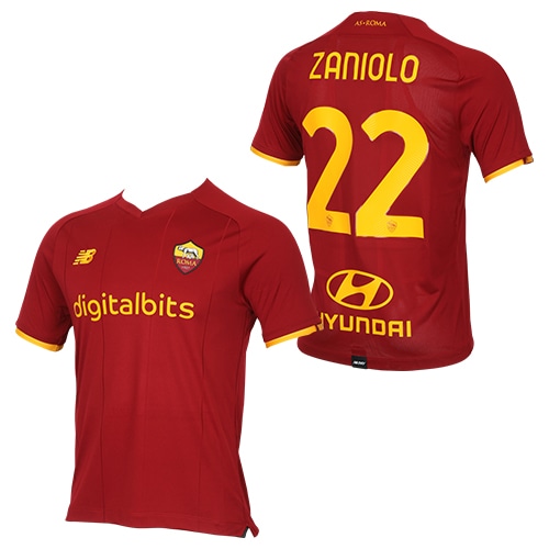 21 22 Asローマ Homeレプリカユニフォーム No 22 ザニオーロ Lサイズ サッカーショップkamo