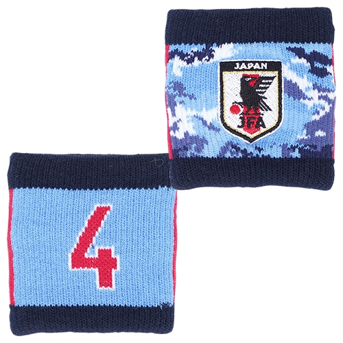 リストバンド ナンバー4 サッカーショップkamo