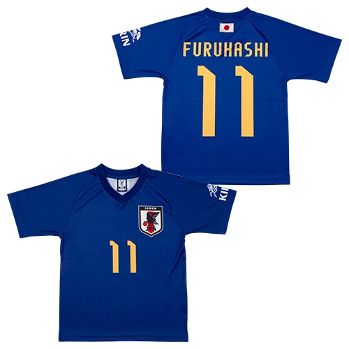ジュニア KIRIN×サッカー日本代表プレーヤーズTシャツ #11 古橋亨梧