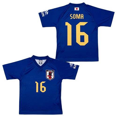ジュニア KIRIN×サッカー日本代表プレーヤーズTシャツ #16 相馬勇紀