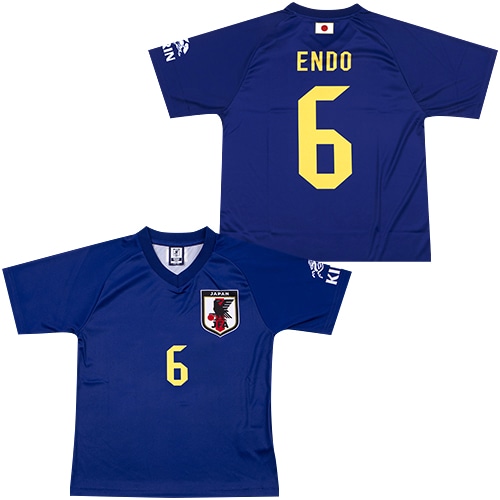 ジュニア KIRIN×サッカー日本代表プレイヤーズTシャツ #6 遠藤航