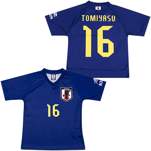ジュニア KIRIN×サッカー日本代表プレイヤーズTシャツ #16 冨安健洋