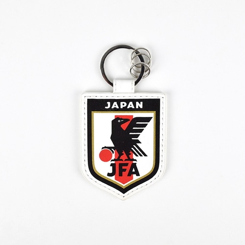 日本代表オフィシャルグッズ JFA エンブレムレザーキーホルダー サッカー画像