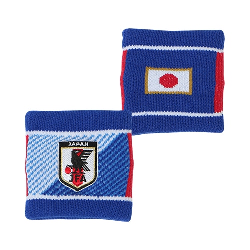 ＜サッカーショップ加茂＞ 日本代表オフィシャルグッズ リストバンド(SAMURAI BLUE) サッカー