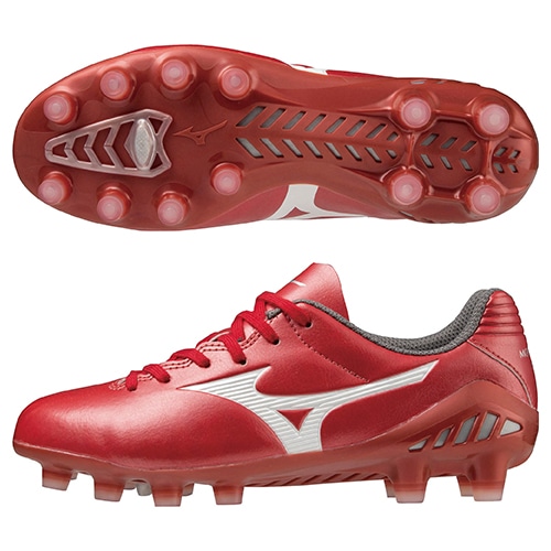 ＜サッカーショップ加茂＞ ミズノ MORELIA NEO 3 JAPAN MIX ホワイト×ブラック×チャイニーズレッド サッカーシューズ