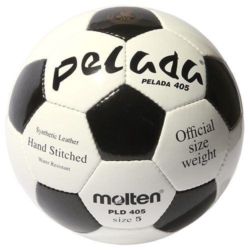 モルテン PLD405 復刻モデル 5号球 ホワイト/ブラック サッカーボールの画像
