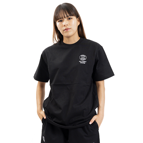 パリSG バック フラワーエンブレム 半袖Tシャツ