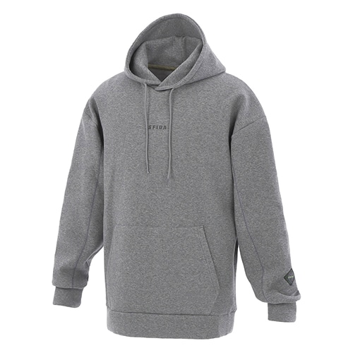 スフィーダ WINTER WARM T/C スウェットフーディ ヘザー グレー サッカーウェア