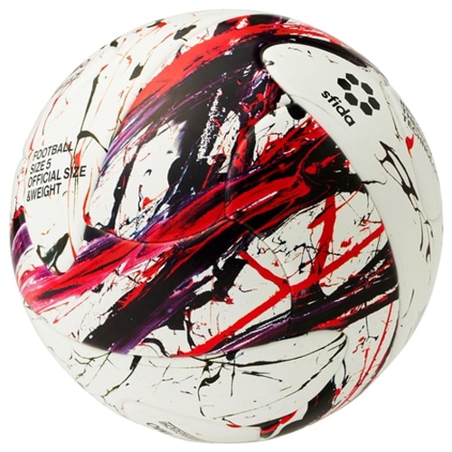 スフィーダ VAIS ULTIMO Match 5 White Red ホワイト/レッド サッカーボールの大画像