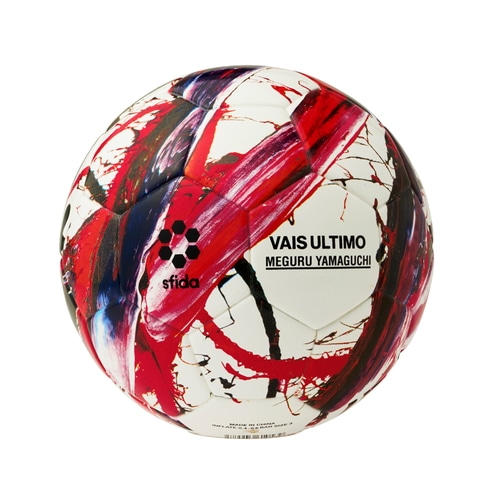 スフィーダ VAIS ULTIMO KIDS 3 Red ホワイト/レッド サッカーボールの大画像