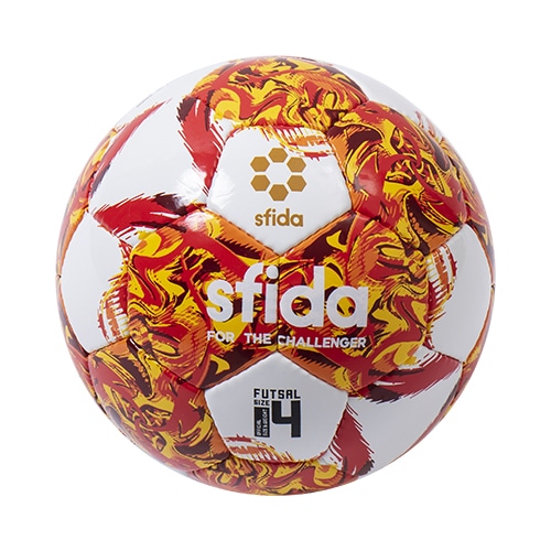 スフィーダ INFINITO RIMBA フットサル 4号球 ホワイト/レッド サッカーボール