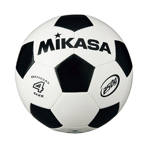ミカサ サッカー4号 軽量球 約250g 白/黒 NS ホワイト×ブラック サッカーボール
