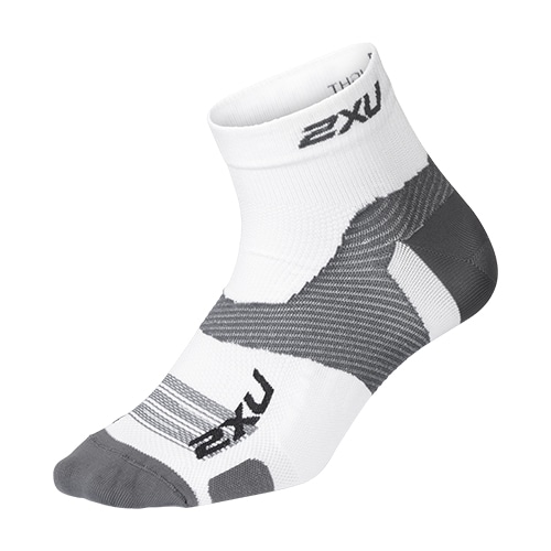 VECTR ULTRALIGHT 1/4 CREW WHT/GRY