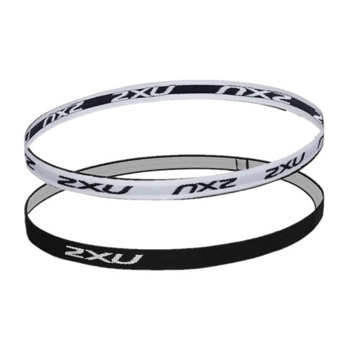 2XU(ツータイムズユー)ヘッドバンド2本組。 シリコン素材を加えた伸縮性のあるヘッドバンドでしっかりと髪を固定する。/ホーム/プレイヤーアクセサリー/プレイヤーアクセサリー/SKINNY HEADB