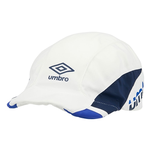 50%OFF！ アンブロ JRク-リングFBプラクテイスCAP ホワイト サッカーの大画像