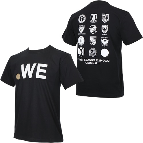 WE LEAGUE ALLチームロゴ 半袖Tシャツ